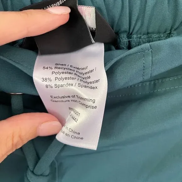 Mondetta Tie Front Short Atlantic Deep green Color Women's Size XL NWT - Picture 9 of 9